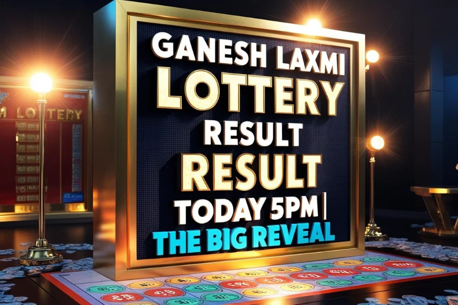 Ganesh Laxmi Lottery Result Today 5pm